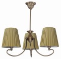 MOZART LAMPA WISZĄCA 3X60W E27 PATYNOWA MIEDŹ MIODOWY | Candellux 33-33970