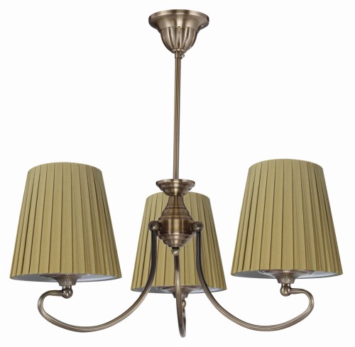 MOZART LAMPA WISZĄCA 3X60W E27 PATYNOWA MIEDŹ MIODOWY | Candellux 33-33970