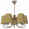 MOZART LAMPA WISZĄCA 5X60W E27 PATYNOWA MIEDŹ MIODOWY | Candellux 35-34083