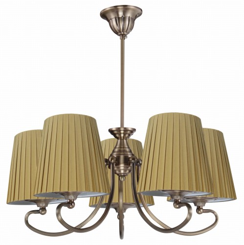 MOZART LAMPA WISZĄCA 5X60W E27 PATYNOWA MIEDŹ MIODOWY | Candellux 35-34083