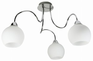 NELDA LAMPA WISZĄCA 3X60W E27 CHROM | Candellux 33-72573