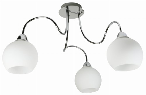 NELDA LAMPA WISZĄCA 3X60W E27 CHROM | Candellux 33-72573
