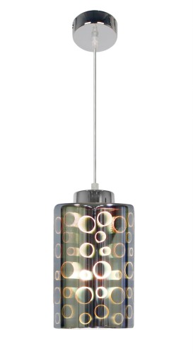 NOCTURNO LAMPA WISZĄCA 12 1X40W E27 CHROM | Candellux 31-57686