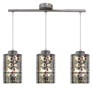 NOCTURNO LAMPA WISZĄCA 3X40W E27 CHROM | Candellux 33-57709