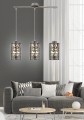 NOCTURNO LAMPA WISZĄCA 3X40W E27 CHROM | Candellux 33-57709