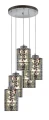 NOCTURNO LAMPA WISZĄCA TALERZ 5X40W E27 CHROM | Candellux 35-57730
