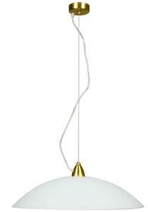 OTEO  LAMPA WISZĄCA /1 E27 BIAŁY MOSIĄDZ  MAT | Candellux 31-75829