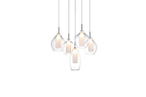 Lampa wisząca AMBER AZ3076 Transparentna Azzardo