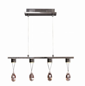 PRISMA LAMPA WISZĄCA 4X3W LED CHROM | Candellux 34-25708