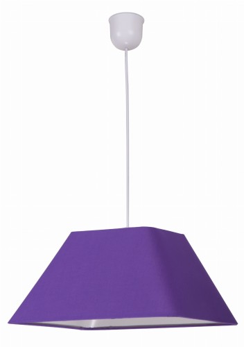 ROBIN LAMPA WISZĄCA 35 1X60W E27 FIOLETOWY  PROMO (ABAŻUR 77-01818+LINKA 85-89369) | Candellux 31-03294