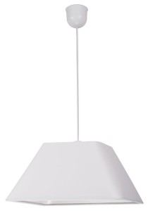 ROBIN LAMPA WISZĄCA 35 MAŁA 1X60W E27 BIAŁY   | Candellux 31-57518