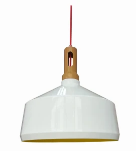 ROBINSON LAMPA WISZĄCA 36 1X60W E27 BIAŁY / WNĘTRZE ŻÓŁTE | Candellux 31-37688