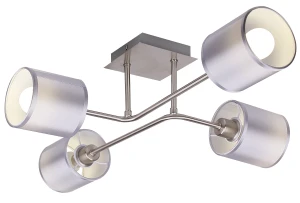 SAX LAMPA SUFITOWA 4X40W E14 SATYNA | Candellux 34-70685