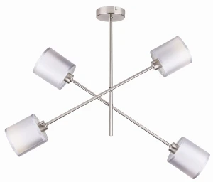 SAX LAMPA WISZĄCA SZTYCA 4X40W E14 SATYNA | Candellux 34-70692