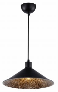 SCRIMI 2 LAMPA WISZĄCA 1X60W E27 CZARNY | Candellux 31-56641