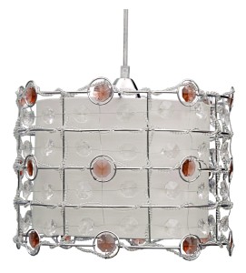 SENECA LAMPA WISZĄCA 30 1X40W E27 AMBER + LINKA 85-10523 | Candellux 31-02983