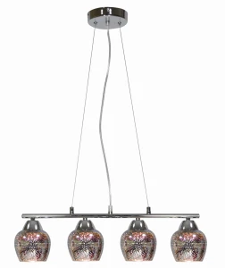 SIRIUS LAMPA WISZĄCA 4X60W E27 CHROM 3D | Candellux 34-59628