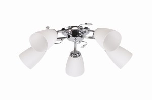 URSELLA LAMPA SUFITOWA 5X40W E14 BIAŁY | Candellux 35-79220