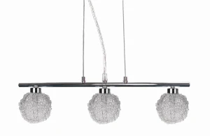 WIND LAMPA WISZĄCA 3X40W G9 CHROM | Candellux 33-14085