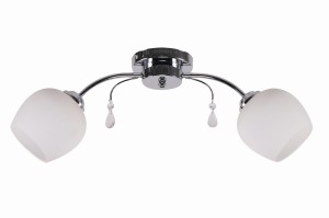 ZACHERA LAMPA SUFITOWA 2X40W E27 BIAŁY | Candellux 32-78674