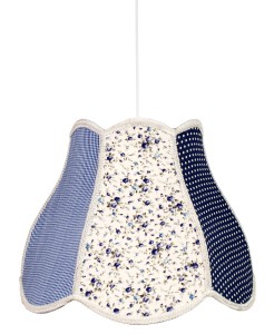 ZUZA LAMPA WISZĄCA 35 1X60W E27 SZARO NIEBIESKI | Candellux 31-96954