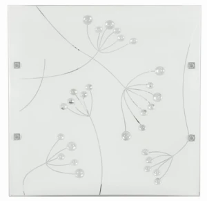 ARTY LAMPA SUFITOWA PLAFON 40X40 16W LED KRYSZTAŁKI 6500K | Candellux 10-61027