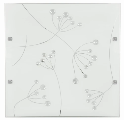 ARTY LAMPA SUFITOWA PLAFON 40X40 16W LED KRYSZTAŁKI 6500K | Candellux 10-61027