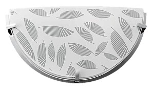 FIKUS LAMPA SUFITOWA PLAFON 0,5 1X60W E27 CHROM | Candellux 11-12937