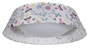 GIRL LAMPA SUFITOWA PLAFON 45 16W LED 6500 K Z ABAŻUREM | Candellux 14-62994