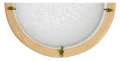 LAMPA SUFITOWA PLAFON1/2  30 DITREVI  1X60W BIAŁY DREWNO | Candellux 11-94585