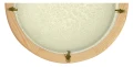 LAMPA SUFITOWA PLAFON1/2 30 DITREVI  1X60W BEŻ DREWNO | Candellux 11-93601
