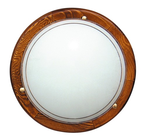 LAMPA SUFITOWA PLAFON30 DREWNO STANDARD 1X60W E27 DĄB | Candellux 13-32266