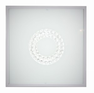 LUX LAMPA SUFITOWA PLAFON 29X29 16W LED 4000K SATYNA MAŁY RING | Candellux 10-64509