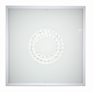 LUX LAMPA SUFITOWA PLAFON 29X29 16W LED 6500K BIAŁY MAŁY RING | Candellux 10-60655