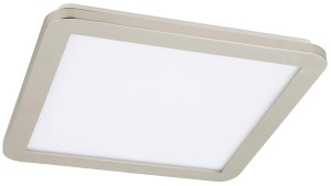 NEXIT LAMPA SUFITOWA PLAFON 40X40 24W LED IP44 SATYNA+BIAŁY 3000K | Candellux 10-66848