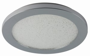 PIXEL LAMPA SUFITOWA PLAFON 22,5 12W LED IP44 CHROM+GRANILA 3000K | Candellux 10-67401