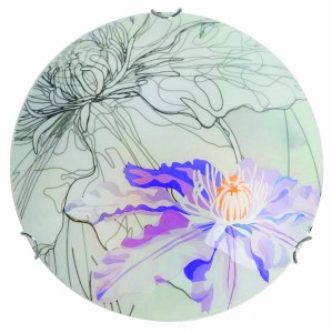 SPRING LAMPA SUFITOWA PLAFON 30 1X60W E27 FIOLETOWY | Candellux 13-12999