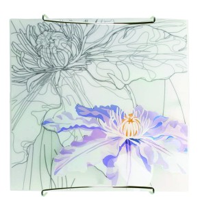 SPRING LAMPA SUFITOWA PLAFON 30X30 1X60W E27 FIOLETOWY | Candellux 10-12982