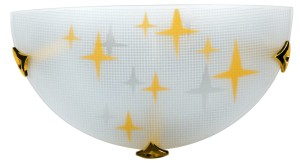 STARS LAMPA SUFITOWA PLAFON1/2 1X60W E27 AMBRA | Candellux 11-79506