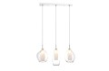 Lampa wisząca AMBER MILANO 3 AZ3075 Transparentna Azzardo