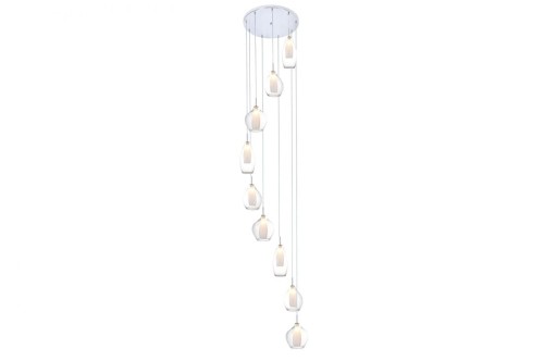 Lampa wisząca AMBER MILANO 9 AZ3102 Transparentna Azzardo