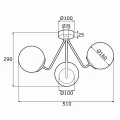 TOMAR lampa wisząca E27 IP20 | 1478 Argon