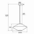 TROY lampa wisząca E27 IP20 | 4282 Argon