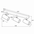 LAGOS plafon GU10 IP20 | 1474 Argon