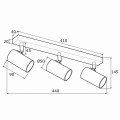LAGOS plafon GU10 IP20 | 1475 Argon
