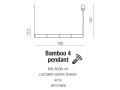 Lampa wisząca BAMBOO 4 AZ1902 Azzardo