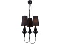 Lampa wisząca BAROCO 3 czarna AZ2163 Azzardo