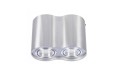 Lampa sufitowa / natynkowa BROSS 2 aluminium AZ0783 Azzardo