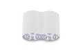 Lampa sufitowa / natynkowa BROSS 2 biały / aluminium AZ0784 Azzardo