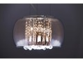 Lampa sufitowa / plafon BURN 2 chrom / kryształ AZ0700 Azzardo